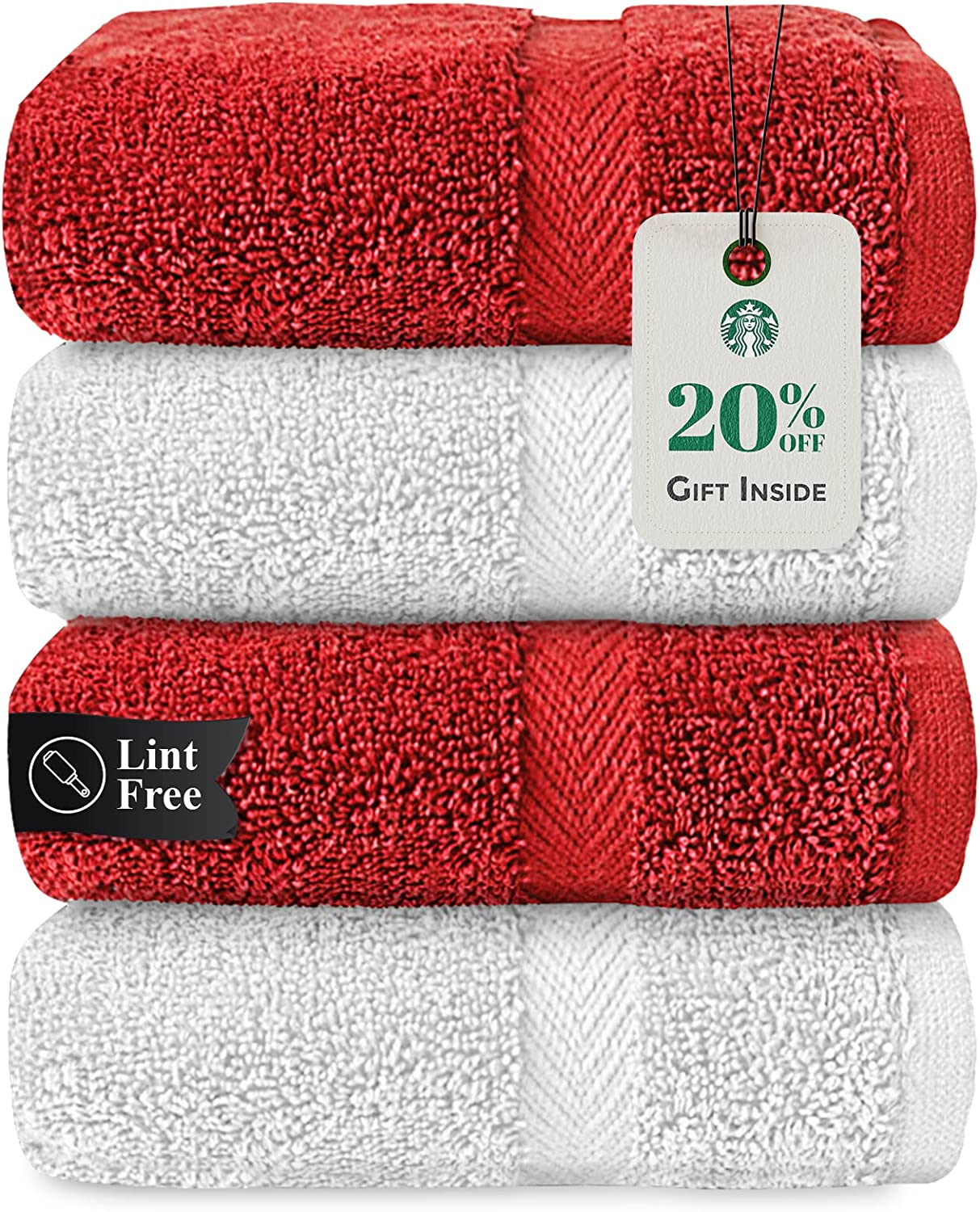 Stony Edge Towel Set, 1 Bath Towel, 1 Hand Towel & 2 Face Towels, 100% Cotton, 600 GSM, Soft & Absorbent for Bathroom, Kitchen, Gym & Spa, Maroon